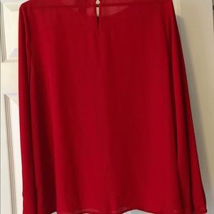Red blouse